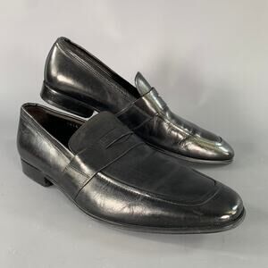TO BOOT NY Size 9 Black Leather Loafer Loafers